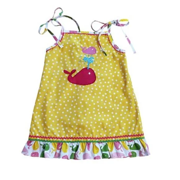 Candyland Whale Dress Size 4T - Picture 2 of 6